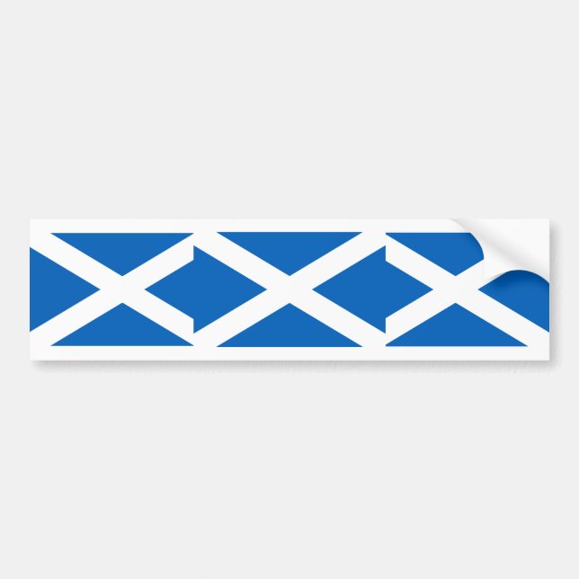 Autocollant De Voiture Drapeau écossais Bannière de l'écossais Bumper Sti (Devant)