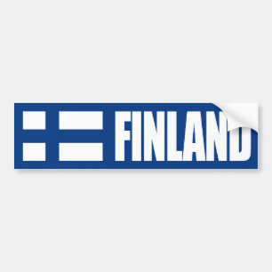 Autocollant De Voiture Drapeau Finlande