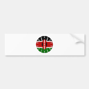 Autocollant De Voiture Drapeau Jambo Kenyan