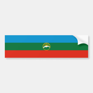 Autocollant De Voiture Drapeau Karachay Cherkessia