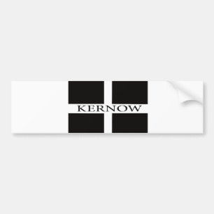 Autocollant De Voiture Drapeau Kernow (Cornouailles)
