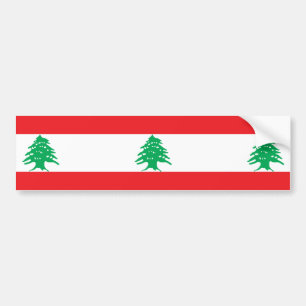 Autocollant De Voiture Drapeau libanais (Drapeau libanais)