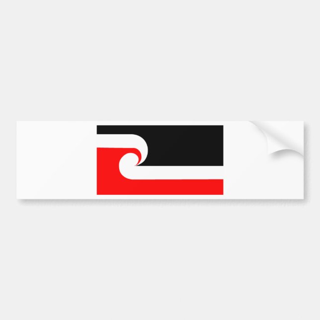 Autocollant De Voiture Drapeau maori (Devant)