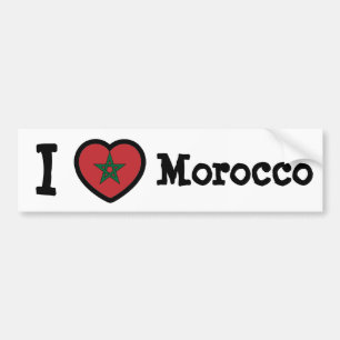 Autocollant De Voiture Drapeau Maroc