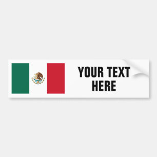 Autocollant De Voiture Drapeau mexicain des adhésifs pour pare-chocs de