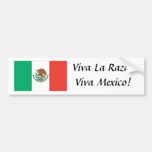 Autocollant De Voiture drapeau mexicain, La Raza de vivats ! Vivats