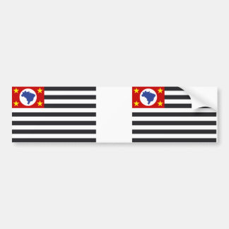 Autocollant De Voiture Drapeau national de Sao Paulo