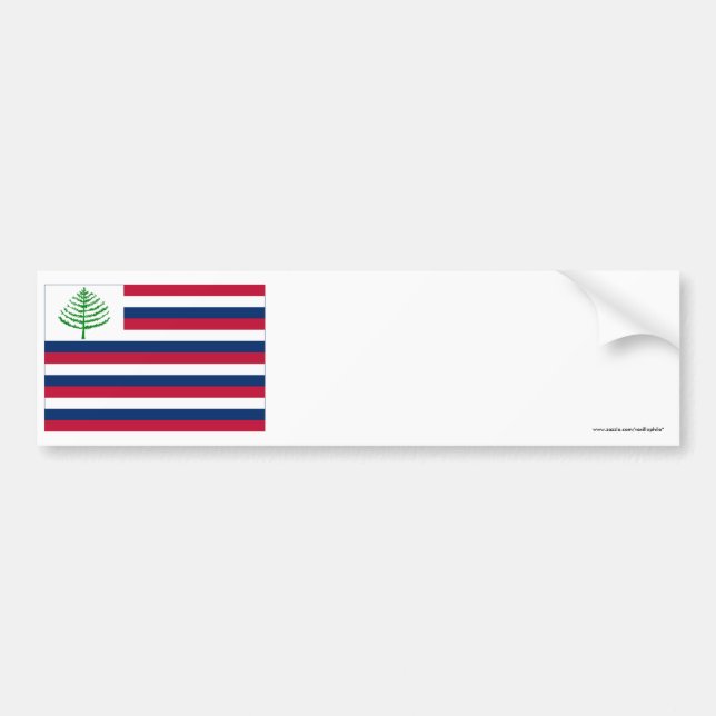 Autocollant De Voiture Drapeau naval de la Nouvelle Angleterre (Devant)