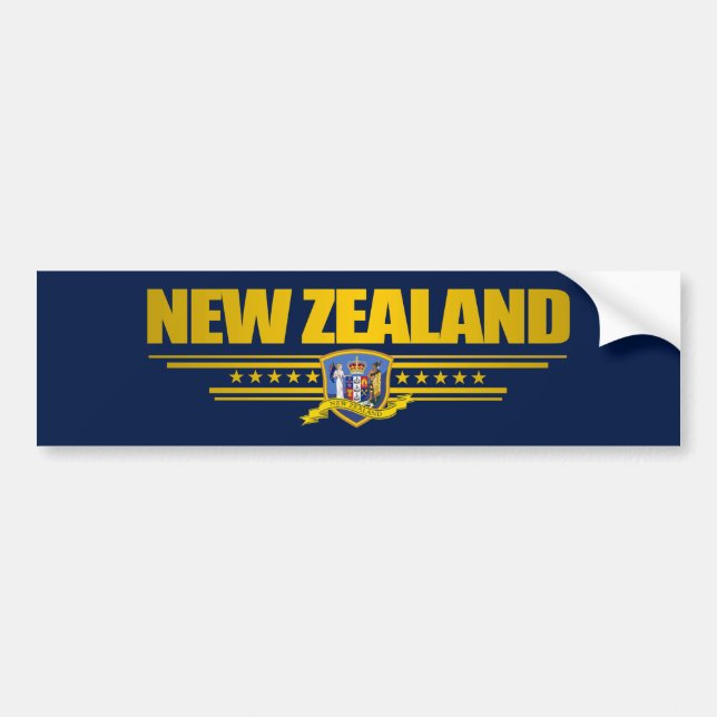 Autocollant De Voiture Drapeau néo-zélandais (Devant)