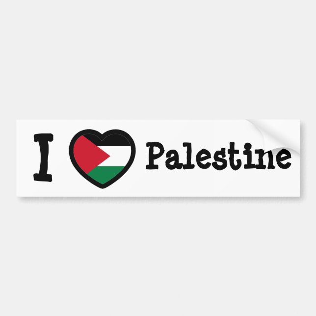 Autocollant De Voiture Drapeau palestinien (Devant)