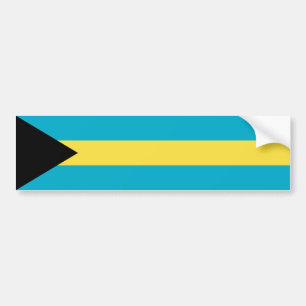Autocollant De Voiture Drapeau patriotique bahaméen