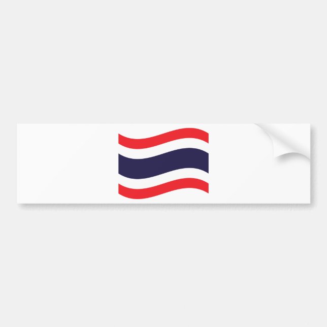 Autocollant De Voiture Drapeau thaïlandais (Devant)