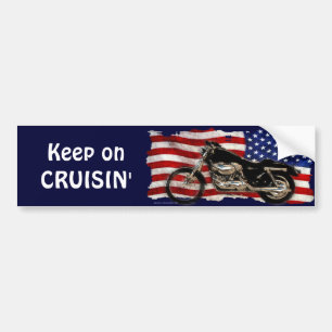 Autocollant De Voiture Drapeau US, Moto, Moto
