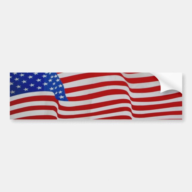 Autocollant De Voiture drapeau usa (Devant)