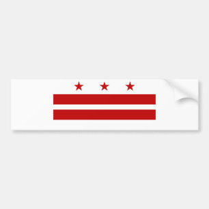 Autocollant De Voiture Drapeau Washington DC