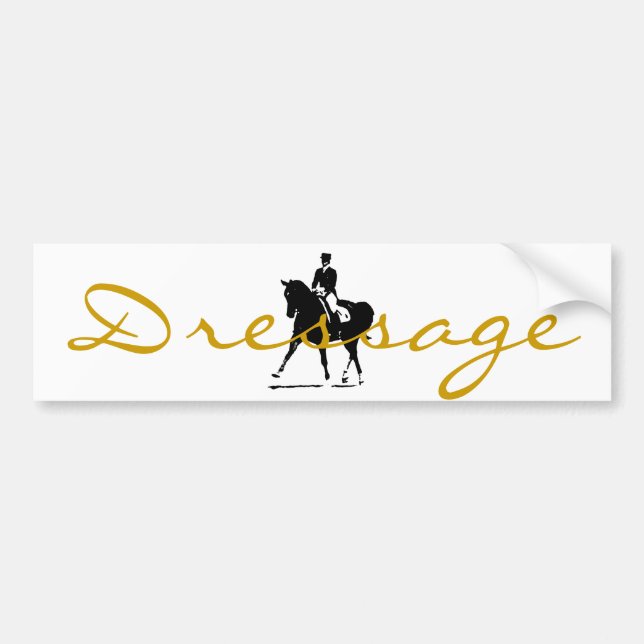 Autocollant De Voiture Dressage classique 7 (Devant)