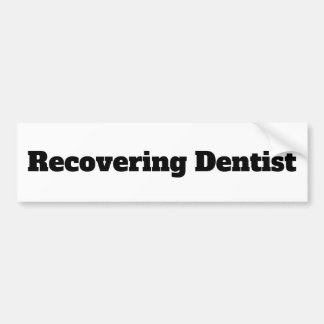 Autocollant De Voiture Drôle Ex-dentiste