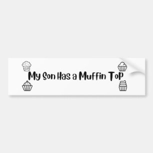 Autocollant De Voiture Drôle mon fils a un top muffin