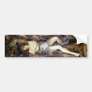Autocollant De Voiture Dryad (Belle Nymphe Arbre) (Mythe grec)
