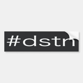 Autocollant De Voiture #dstn BUMPERSTICKER