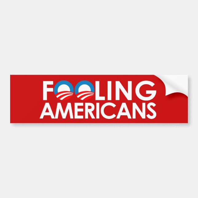 AUTOCOLLANT DE VOITURE DUPER DES AMÉRICAINS (Devant)
