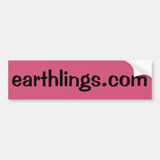 Autocollant De Voiture Earthlings.com (Devant)