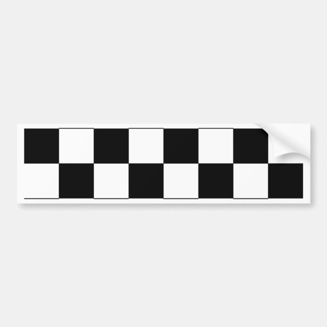 Autocollant De Voiture Échiquier (Devant)