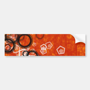 Autocollant De Voiture Ecig cercles noir rouge
