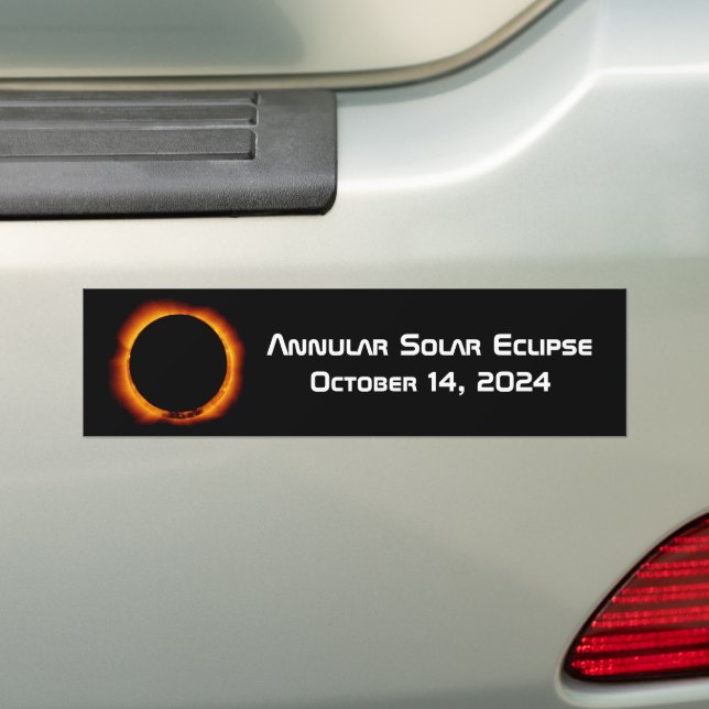 Autocollant De Voiture Éclipse solaire annuelle 2023 (En voiture)
