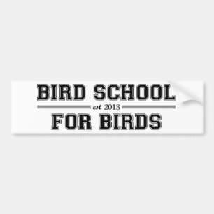 Autocollant De Voiture École d'oiseau qui est pour des oiseaux