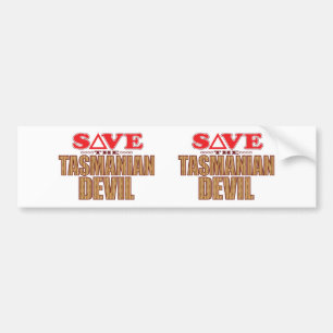 Autocollant De Voiture Économies de diable tasmanien