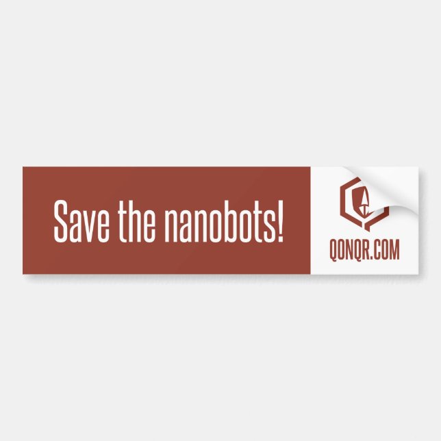 Autocollant De Voiture Économies Nanobots de légion (Devant)