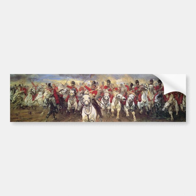Autocollant De Voiture Ecosse Pour Toujours (Officiers De Cavalerie) (Mil (Devant)