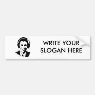 Autocollant De Voiture Écouteurs de Barack Obama