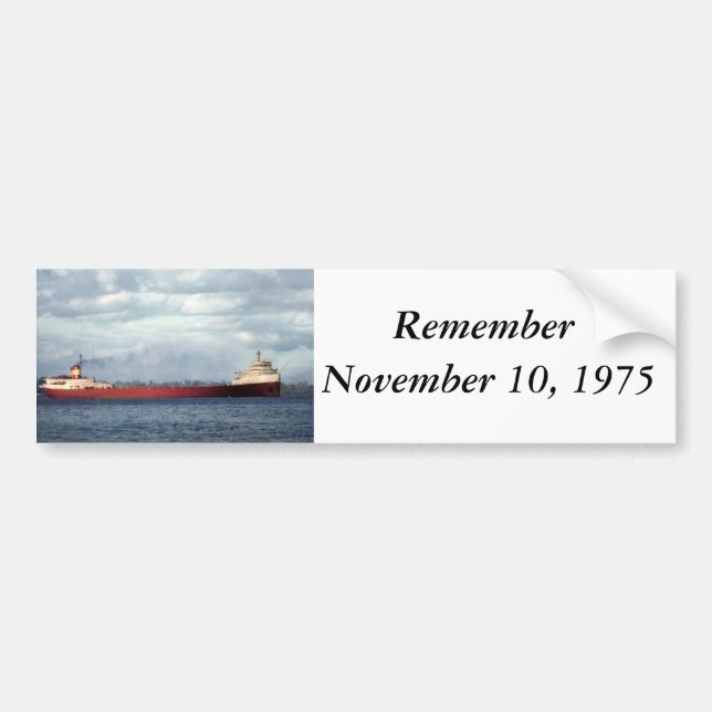 Autocollant De Voiture Edmund Fitzgerald (Devant)