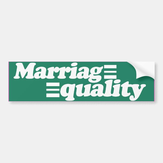 Autocollant De Voiture ÉGALITÉ DU MARIAGE ÉGALISE -.png (Devant)