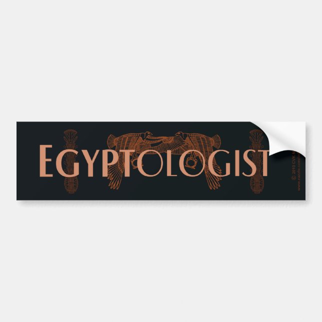 Autocollant De Voiture égyptologue (Devant)