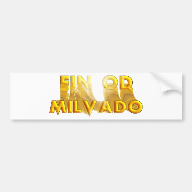 Autocollant De Voiture Ein Od Milvado (Devant)