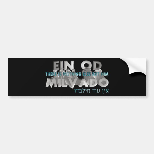 Autocollant De Voiture Ein Od Milvado (Devant)
