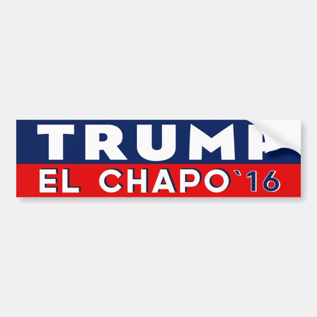 Autocollant De Voiture EL Chapo d'atout pour le Président adhésif pour (Devant)