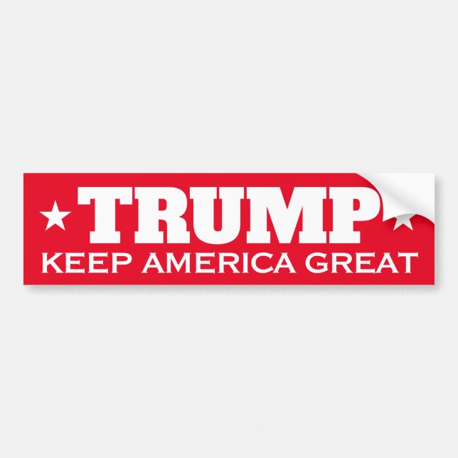 Autocollant De Voiture Élection de Donald Trump 2024 Garder l'Amérique Gr (Devant)