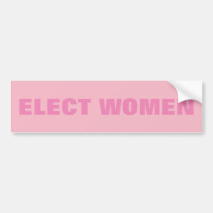 AUTOCOLLANT DE VOITURE ÉLISEZ LES FEMMES