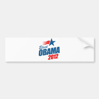 Autocollant De Voiture Élisez Obama 2012