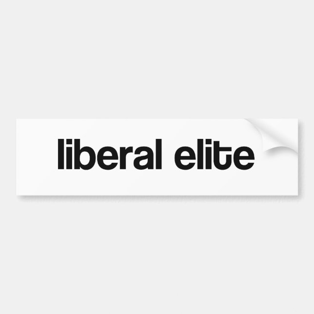 Autocollant De Voiture Élite libérale (Devant)