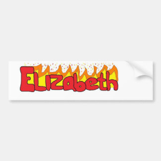 Autocollant De Voiture Elizabeth 3