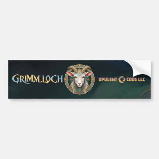 Autocollant De Voiture Emblème de chèvre de Grimmloch Jeu de rôle fantast