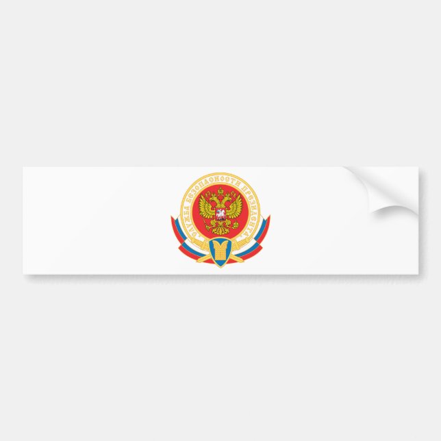 Autocollant De Voiture Emblème de la sécurité du président russe (Devant)