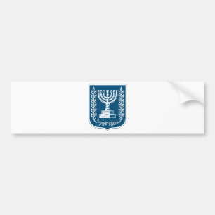 Autocollant De Voiture Emblème national de l'Israël