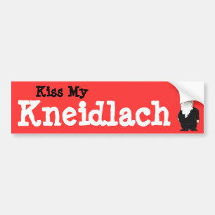 Autocollant De Voiture Embrassez mon adhésif pour pare-chocs de Kneidlac