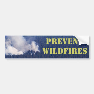 AUTOCOLLANT DE VOITURE EMPÊCHEZ LES FEUX DE FORÊT